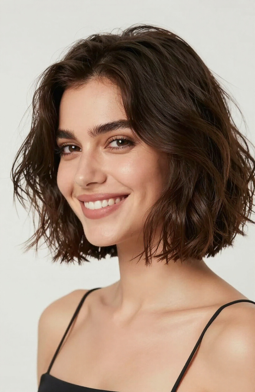 Textured Bob Hair