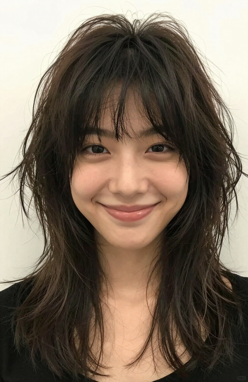 Tousled Curtain Fringe