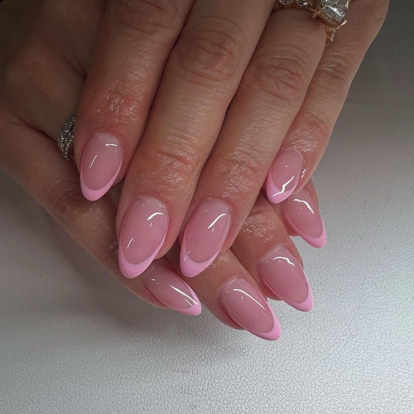 Blush Base Pink Tips