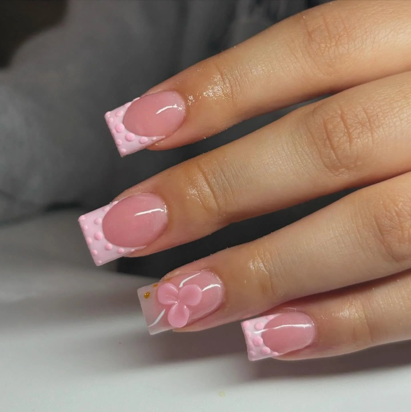 Bubble Pink Tips