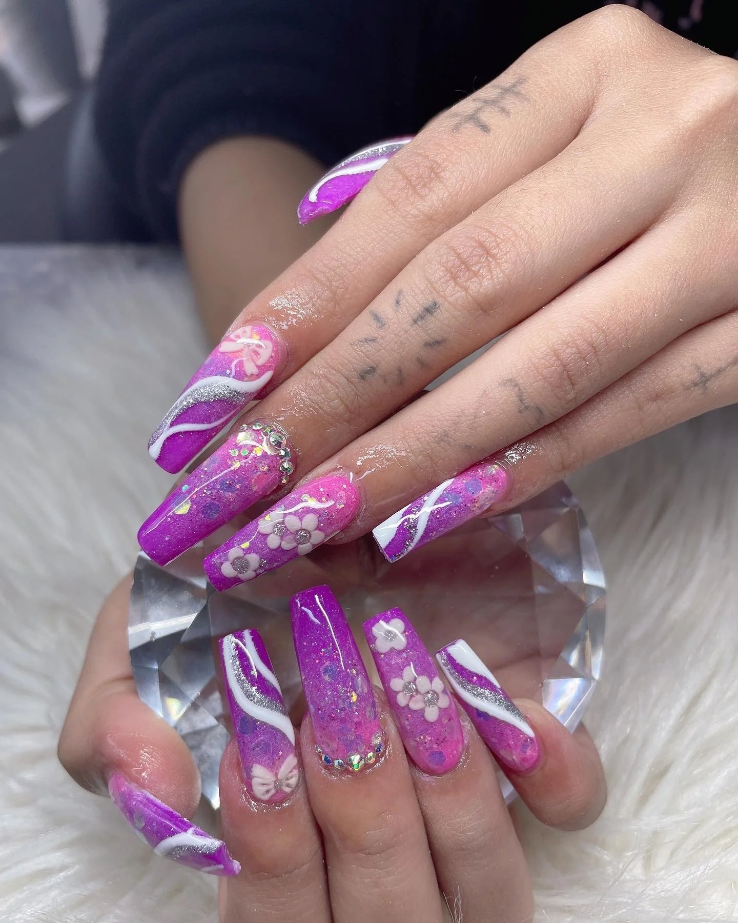 Glitter Marble Coffins