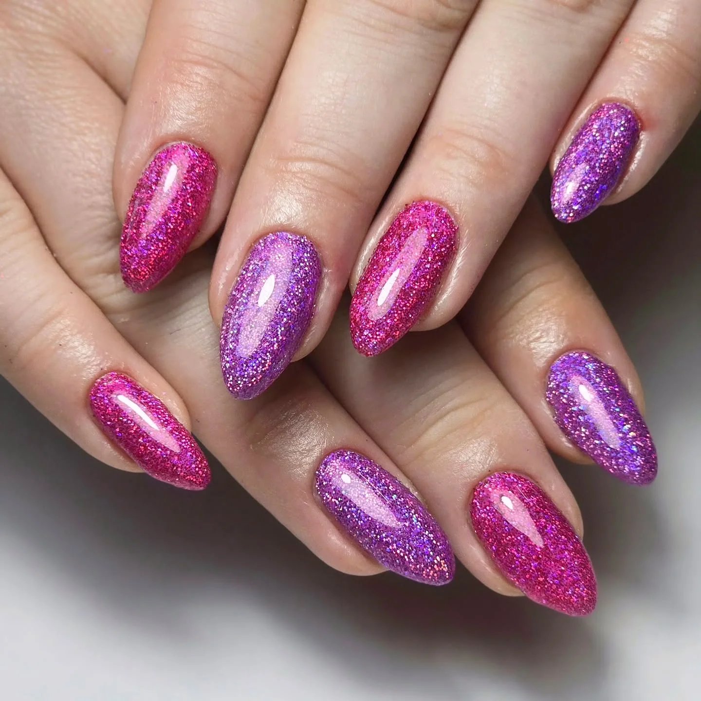 Glitter Ombré Almonds