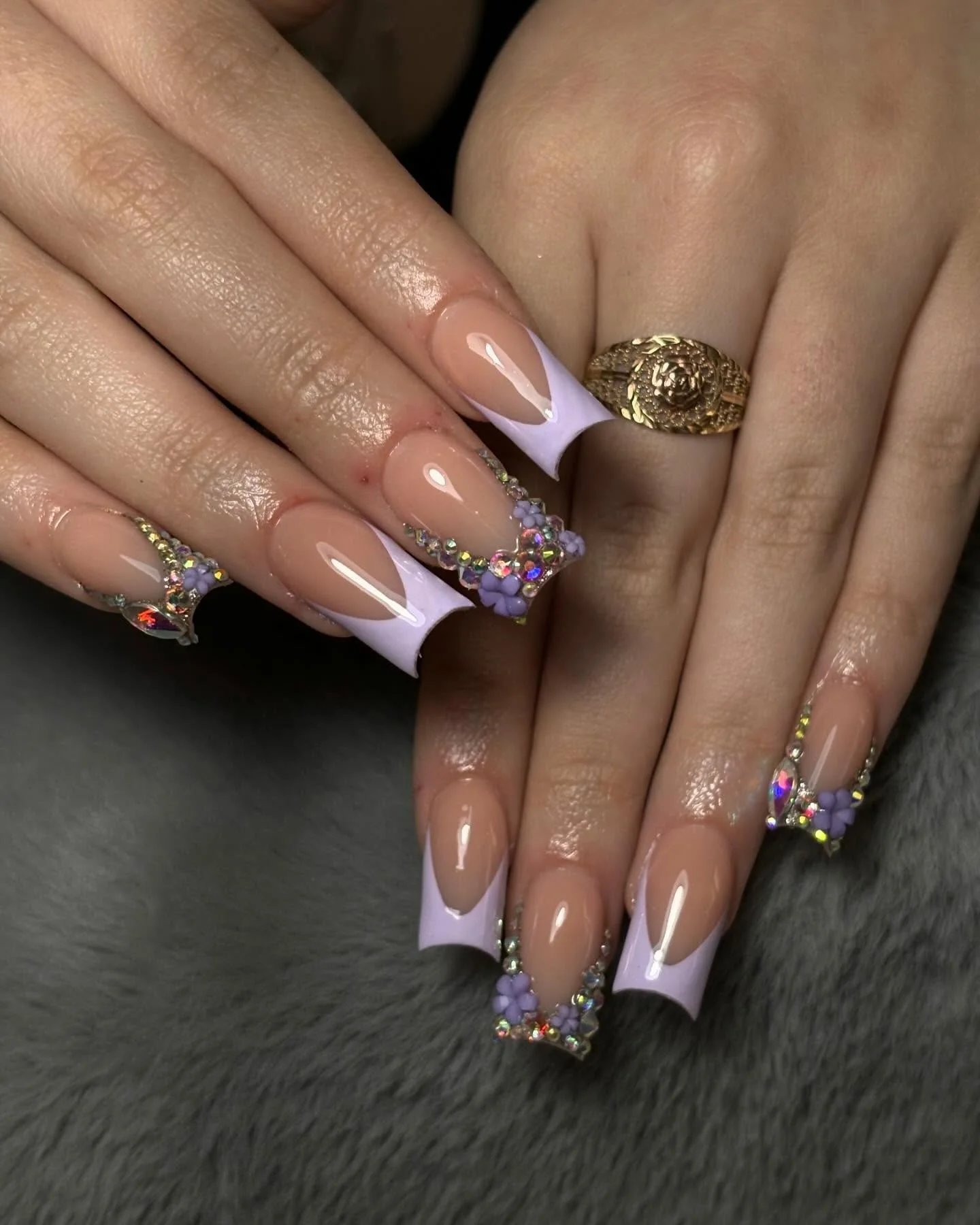 Lavender French Tips