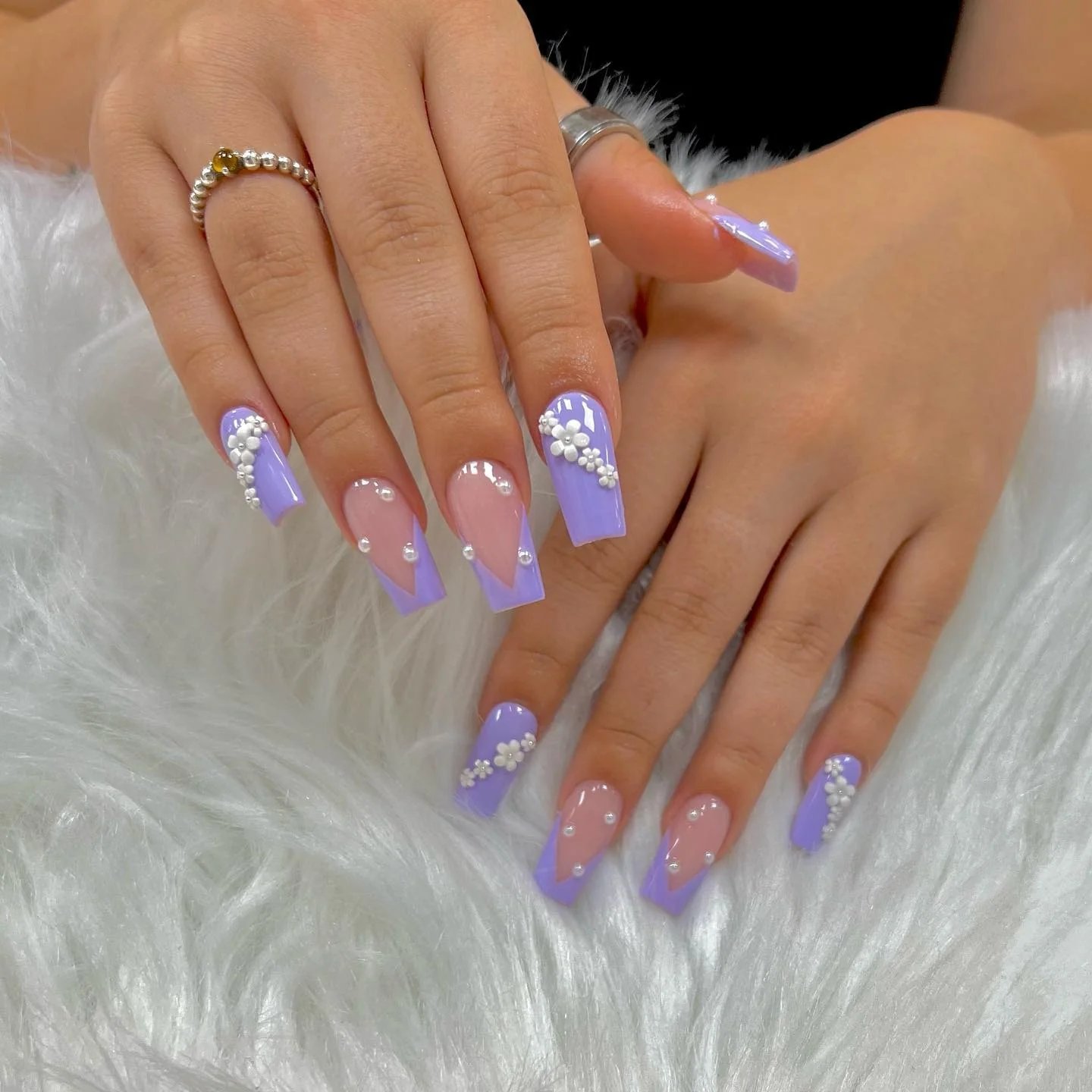 Lilac Nude Florals