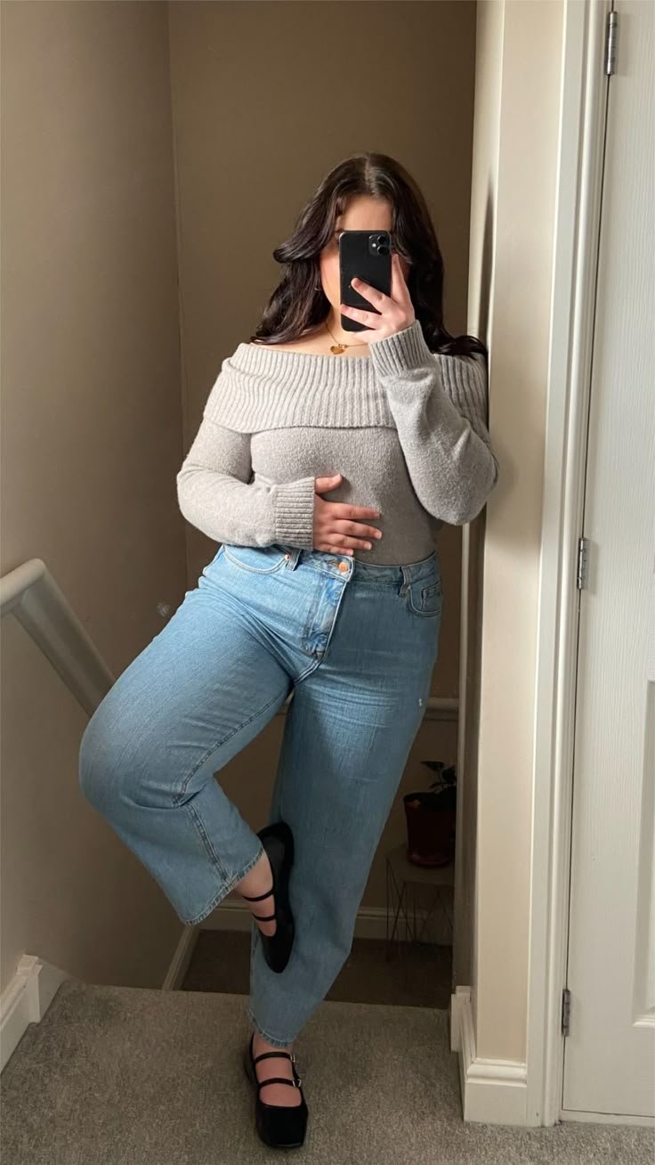 Neutral Sweater Look