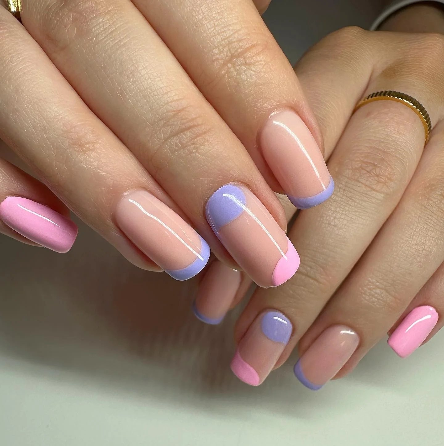 Pastel French Tips