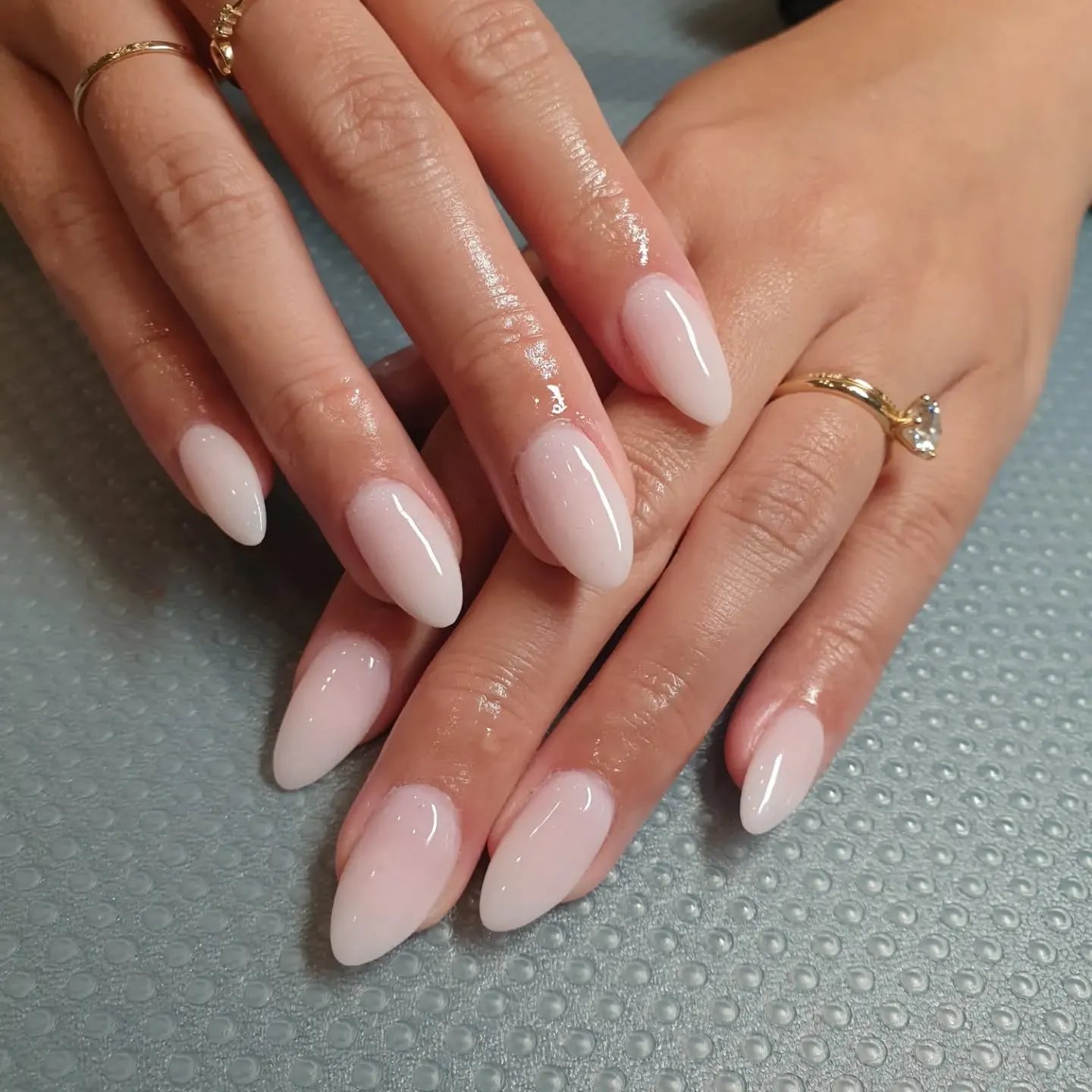 Pink Almond Nails