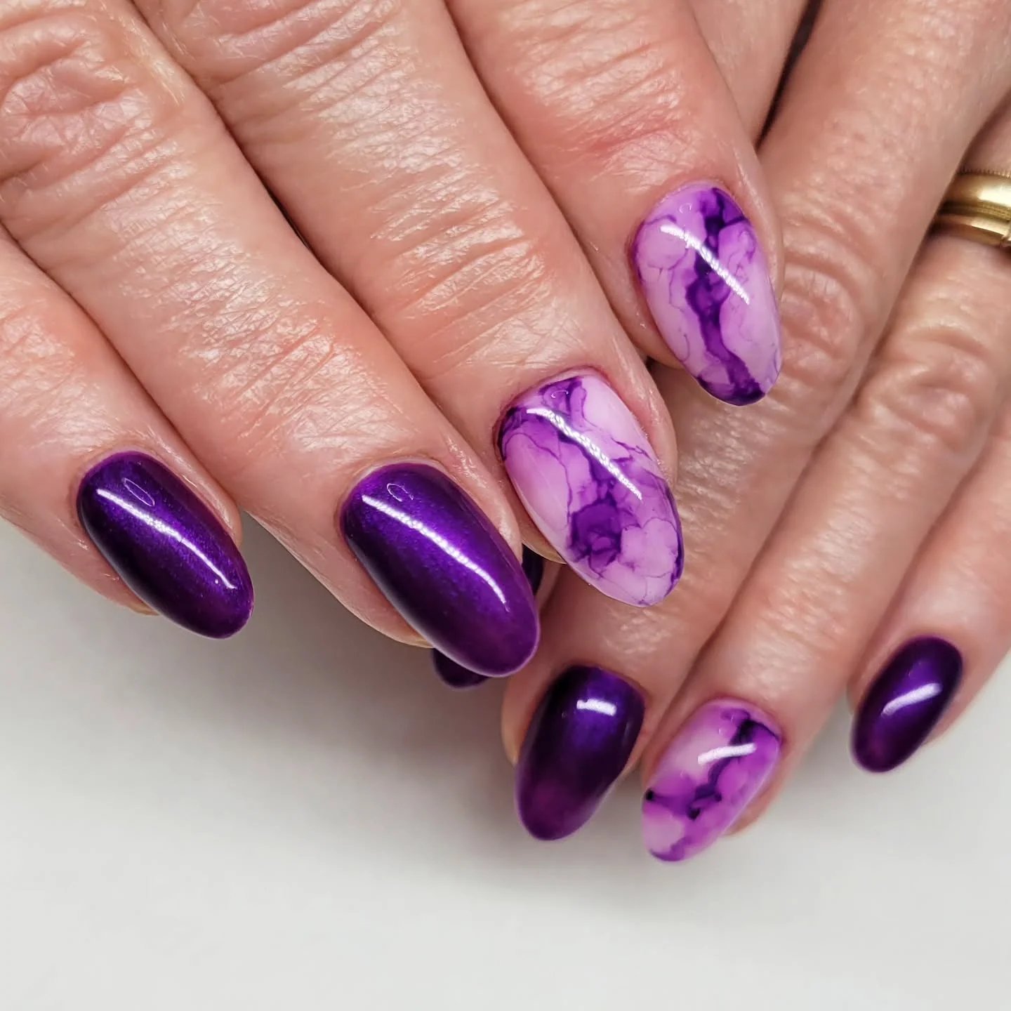 Purple Marble Accents