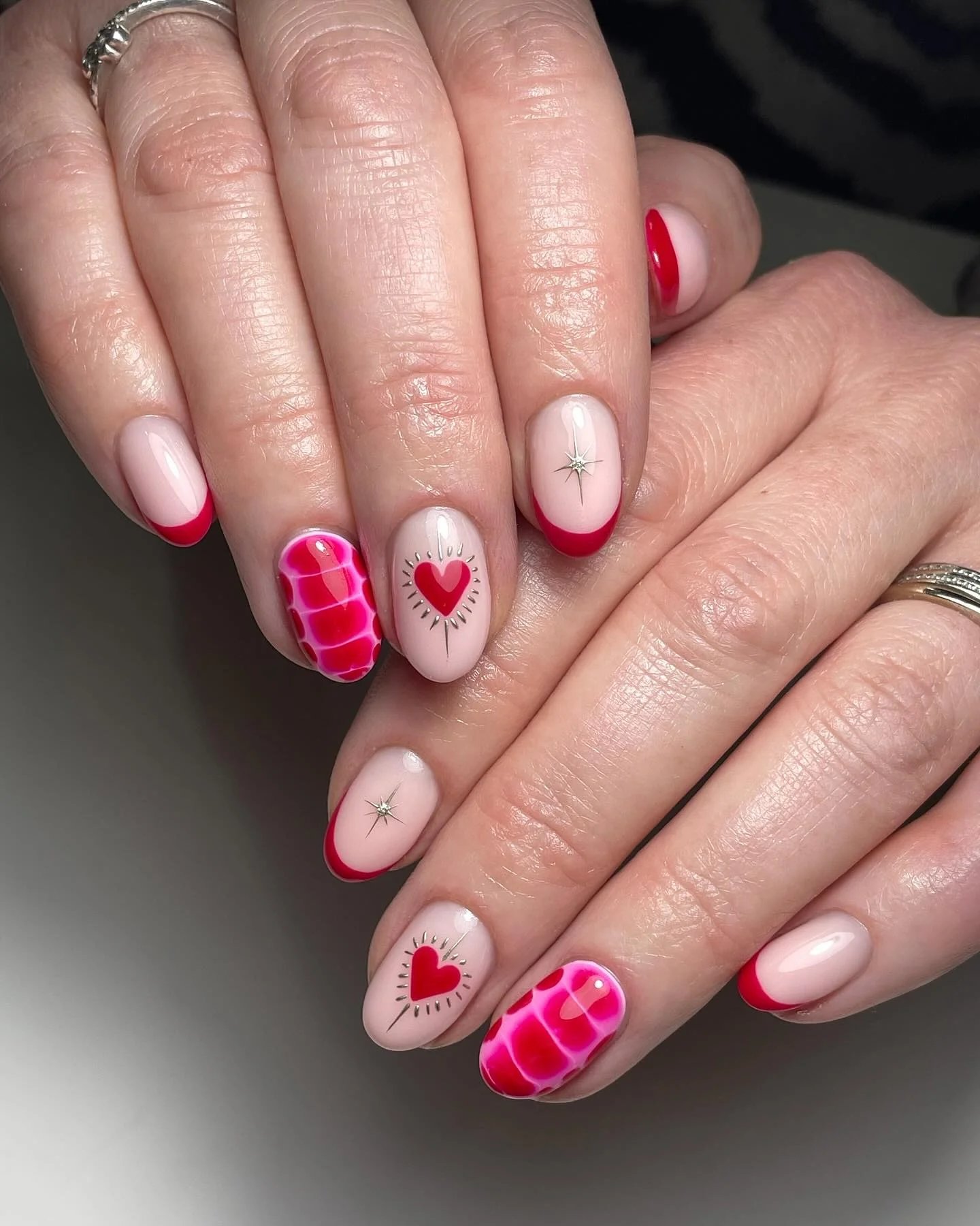 Red Heart French Tips