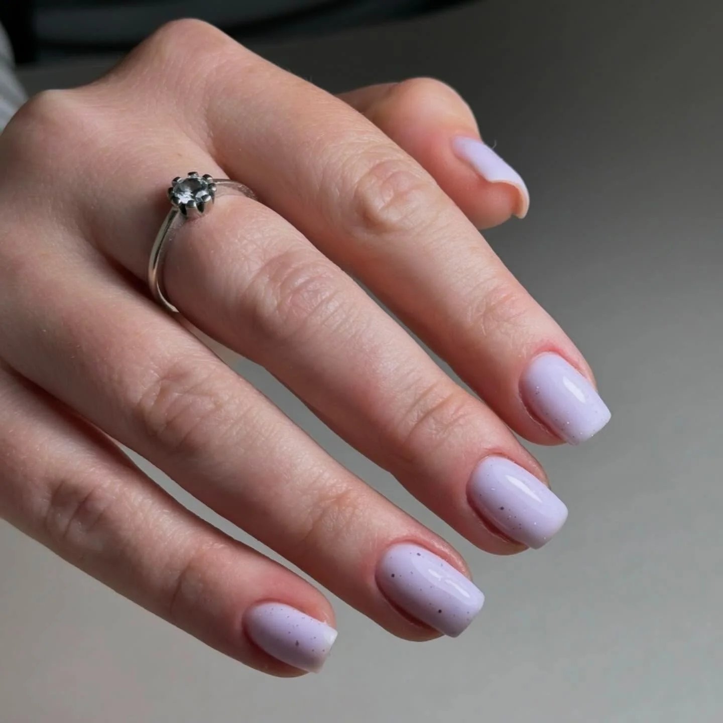 Speckled Lilac Squares