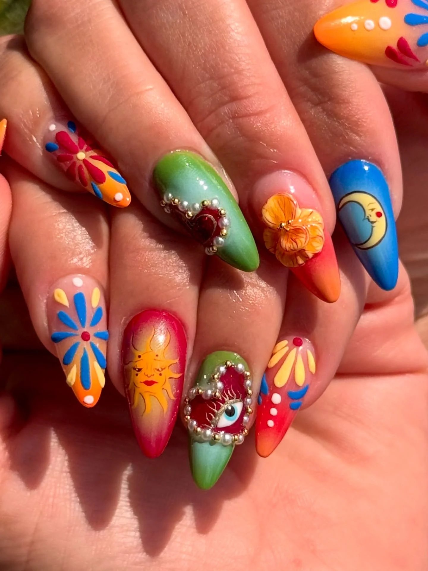Stiletto Festival Nails