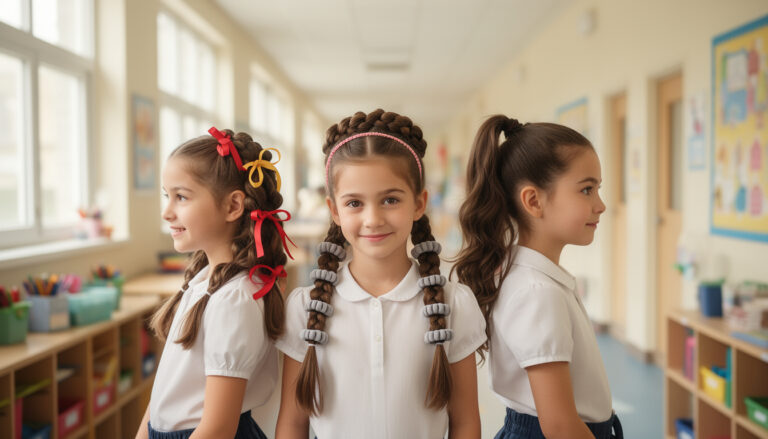 13 First Day of School Hairstyles for Girls That Look Polished