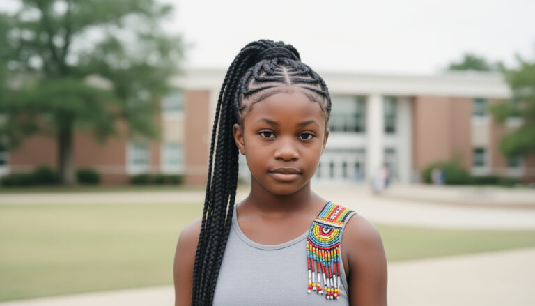 15 Cute Braided Hairstyles for Black Teen Girls (School Ready) featured image