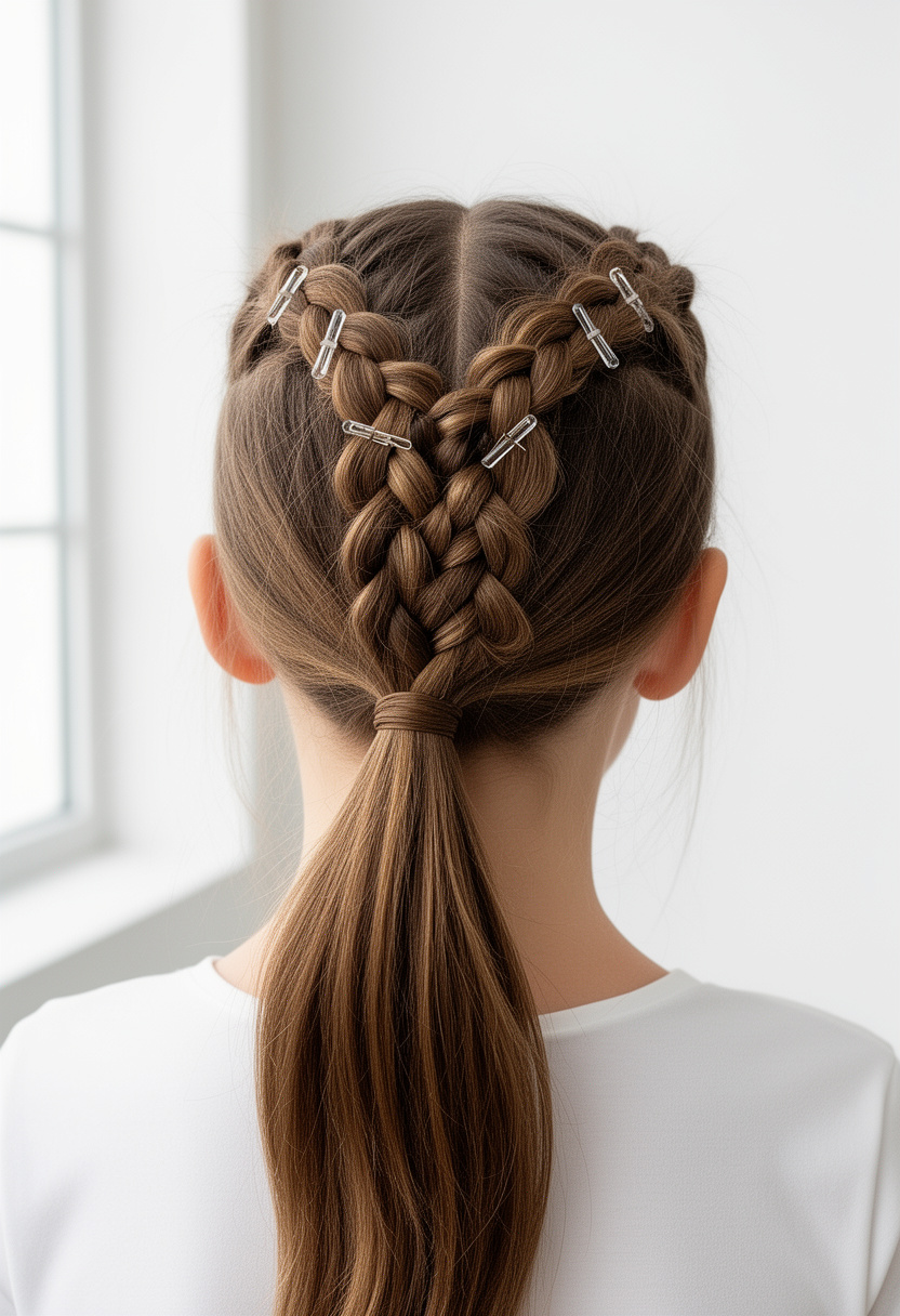 3-Minute Crown Fishtail Pony