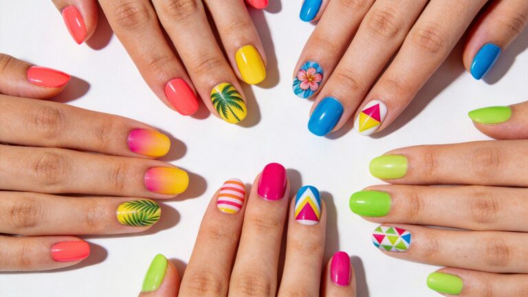 Bright Summer Nail Ideas Full of Bold Color