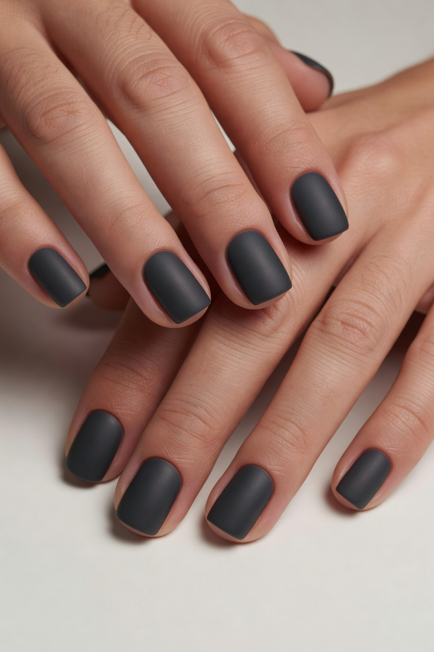 Charcoal Gray Polish