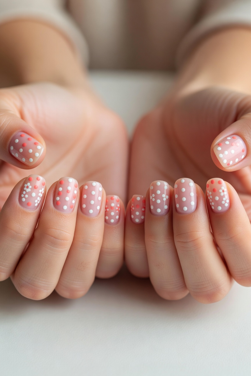 Dot Pattern Nails