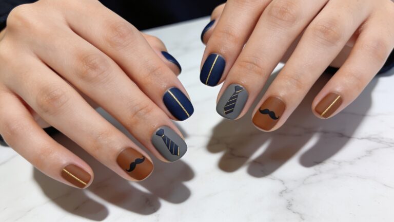 Father's Day Nail Ideas That Are Subtle and Chic