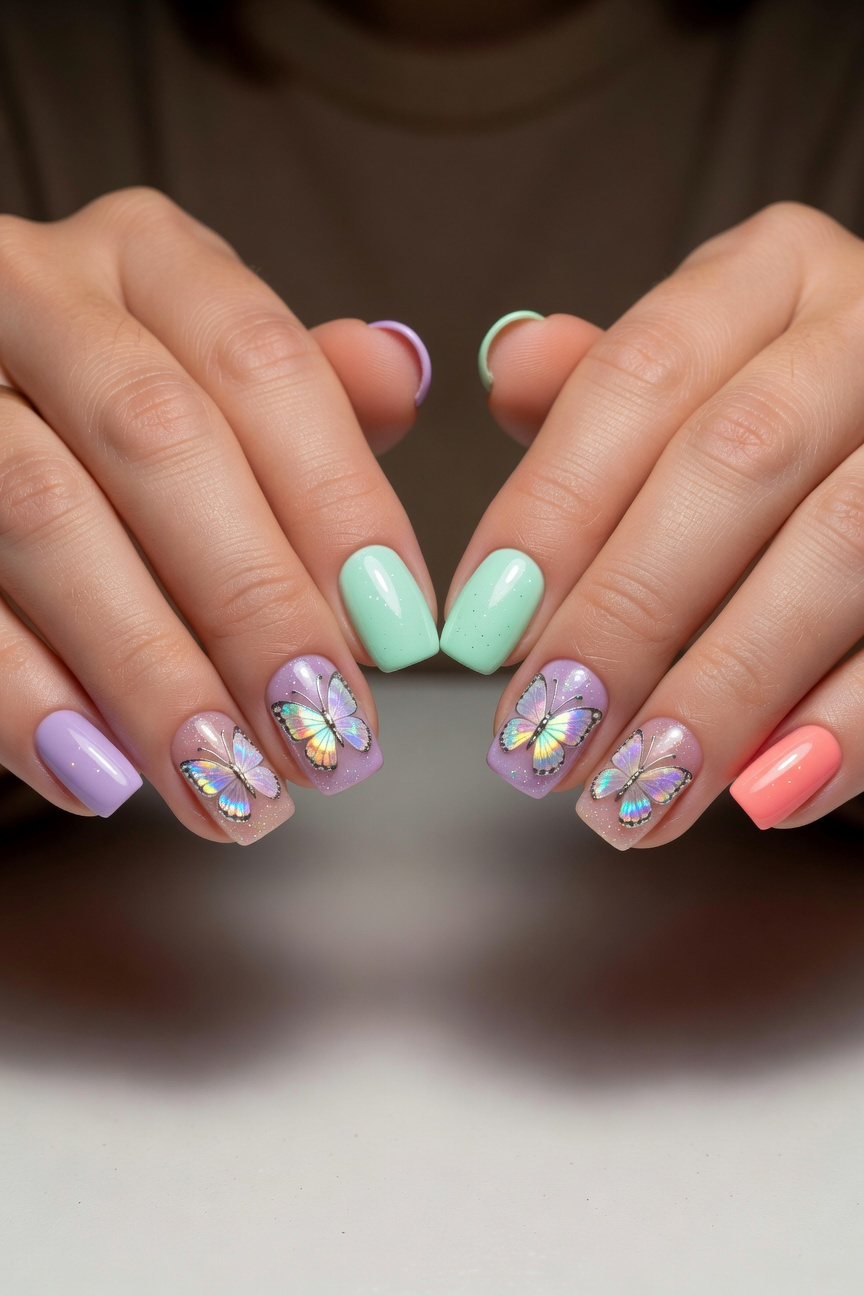 Glitter Butterfly Accents