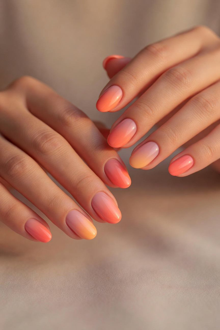 Gradient Sunset Colors