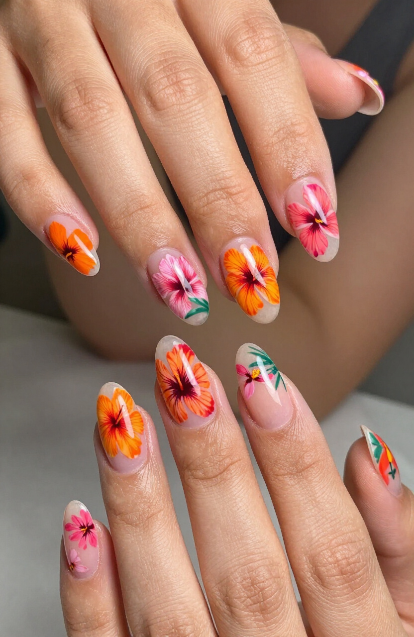 Hibiscus Tropical Look