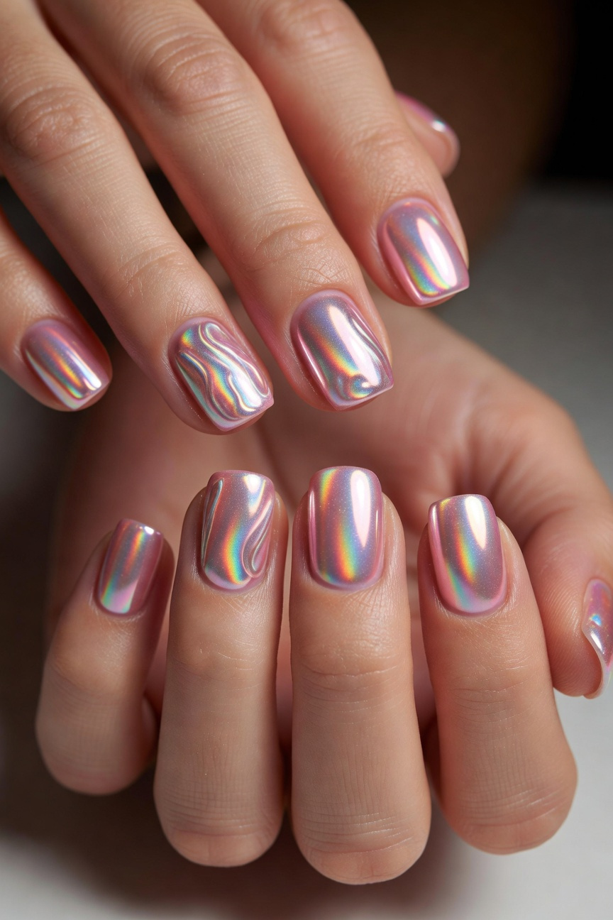 Holographic Pink Shine