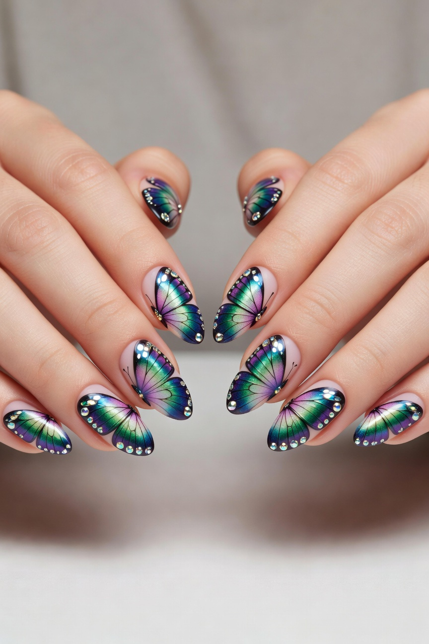 Jewel Tone Wings