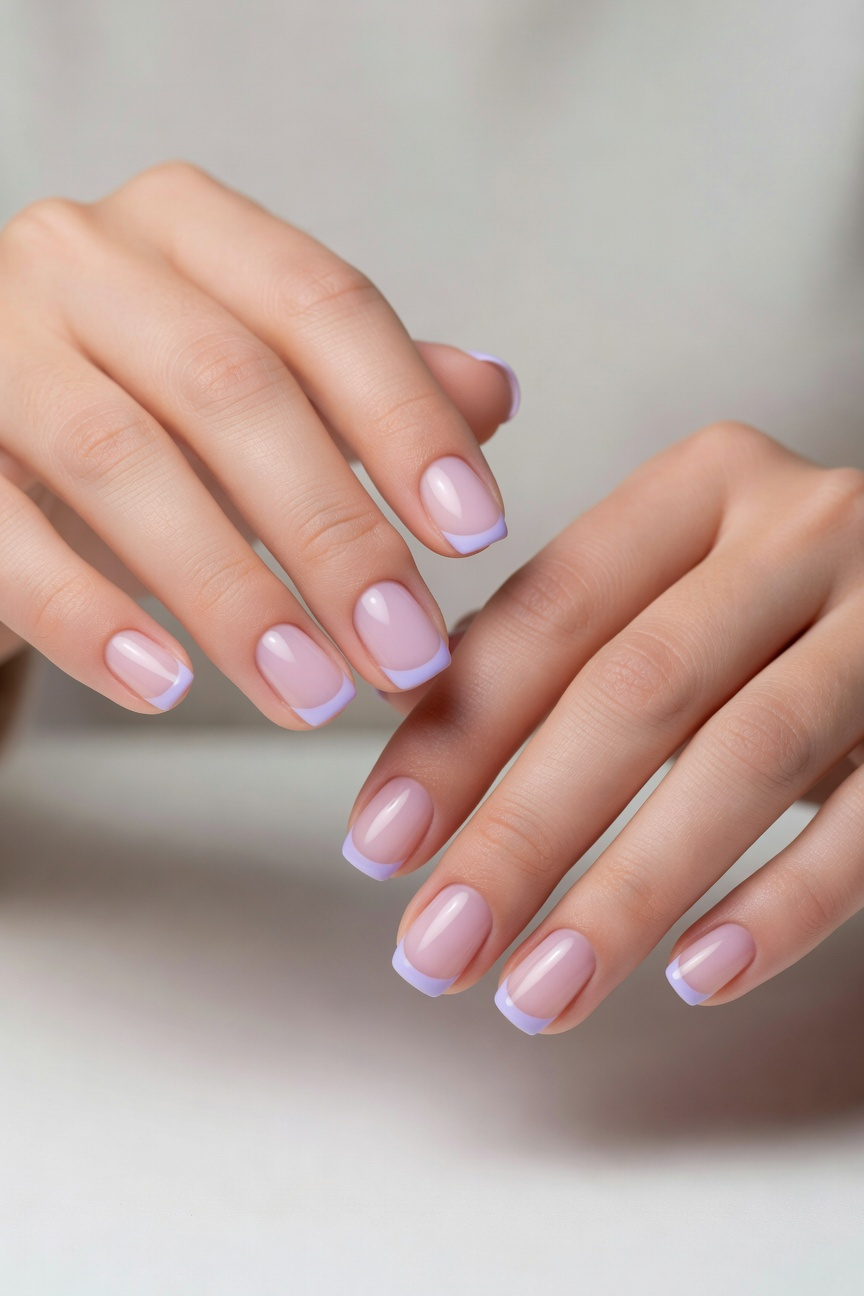 Lavender French Tips