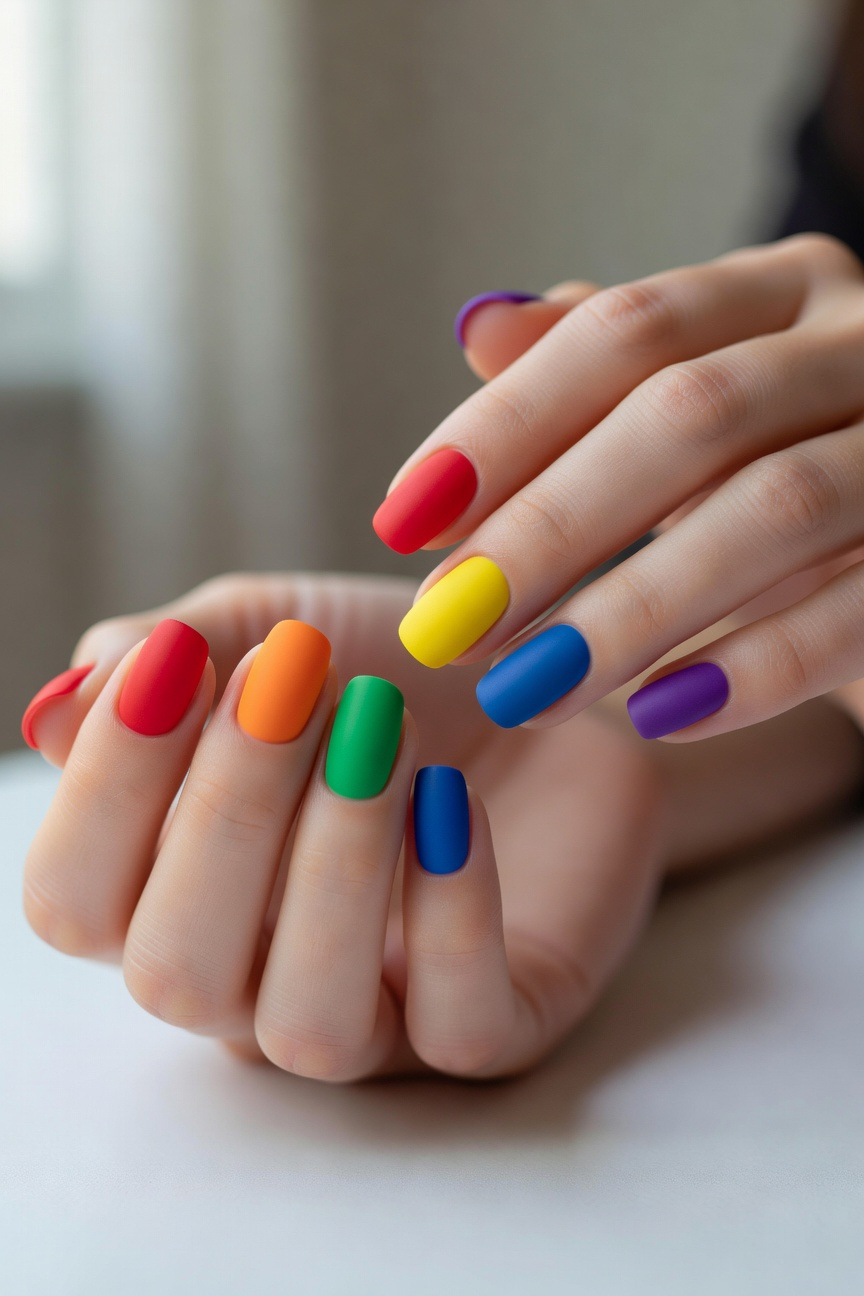 Matte Rainbow Finish
