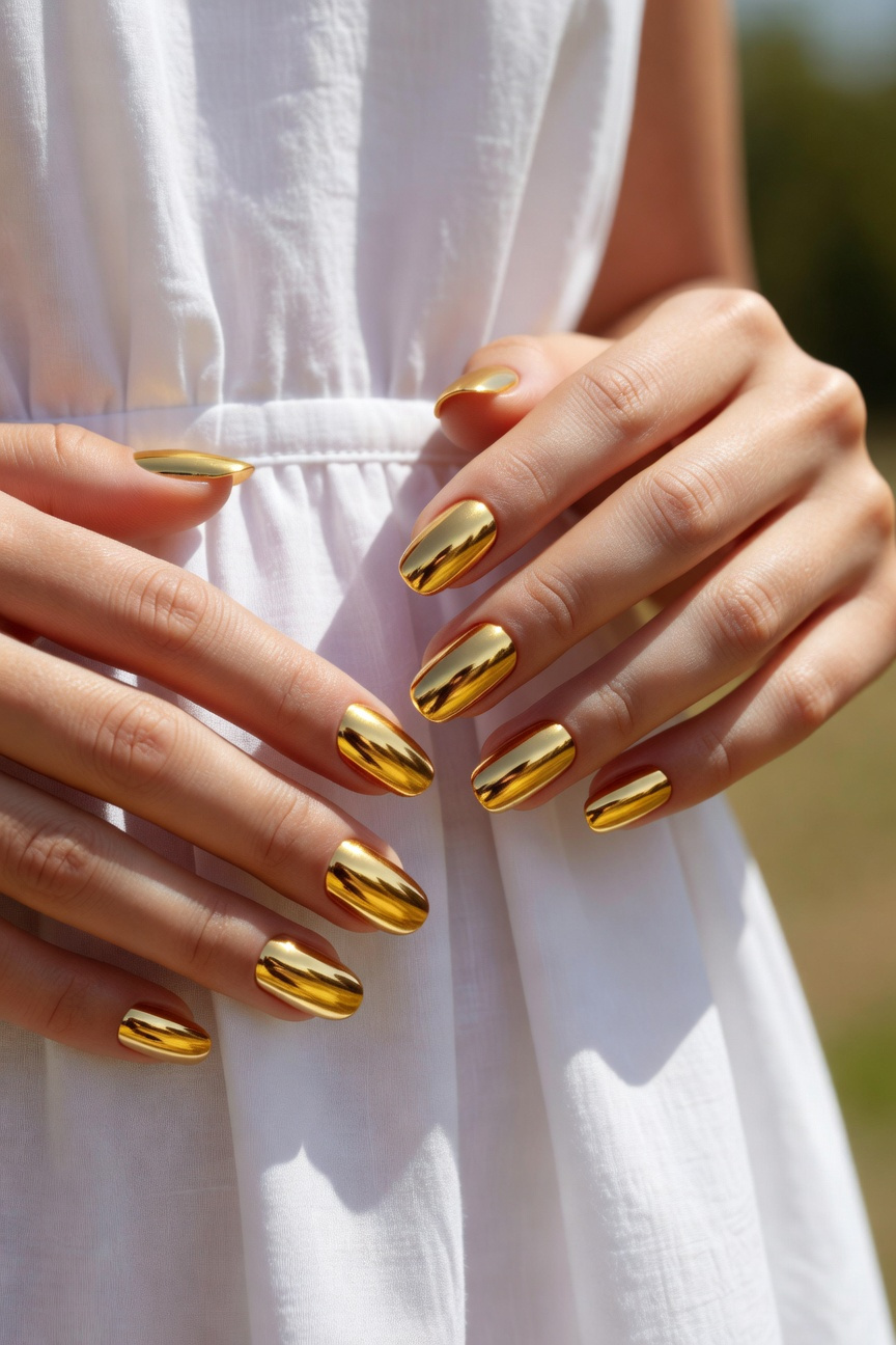 Metallic Gold Finish