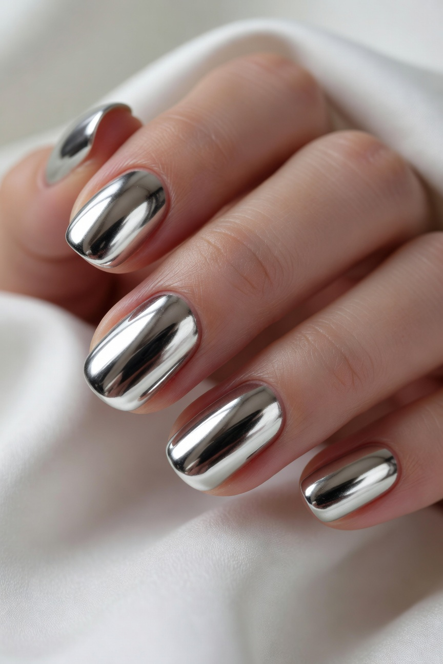 Metallic Silver Finish