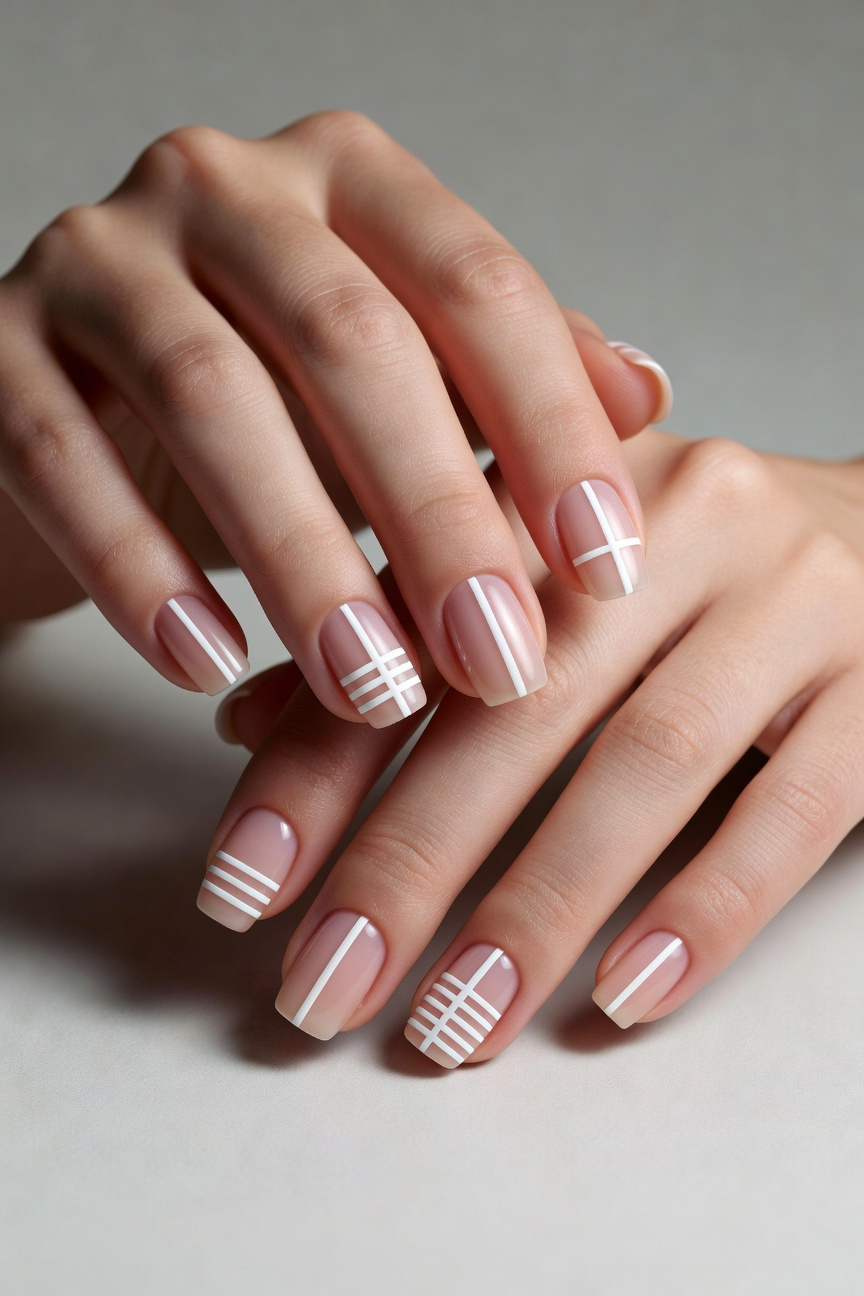 Minimalist White Lines