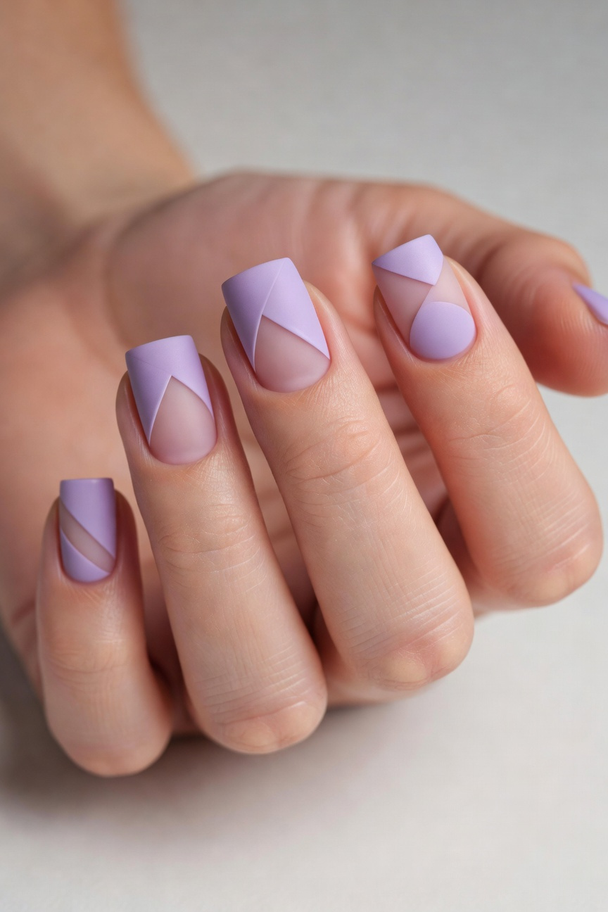 Negative Space Lavender