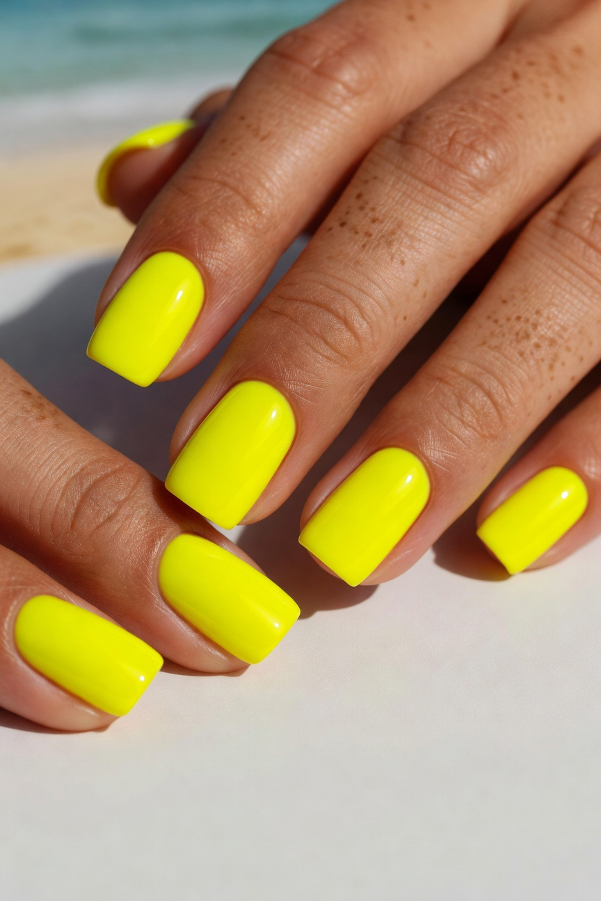 Neon Yellow Gel