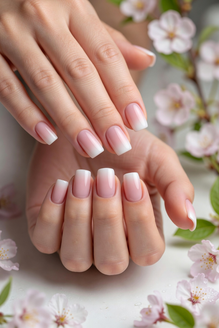 Ombre French Tips