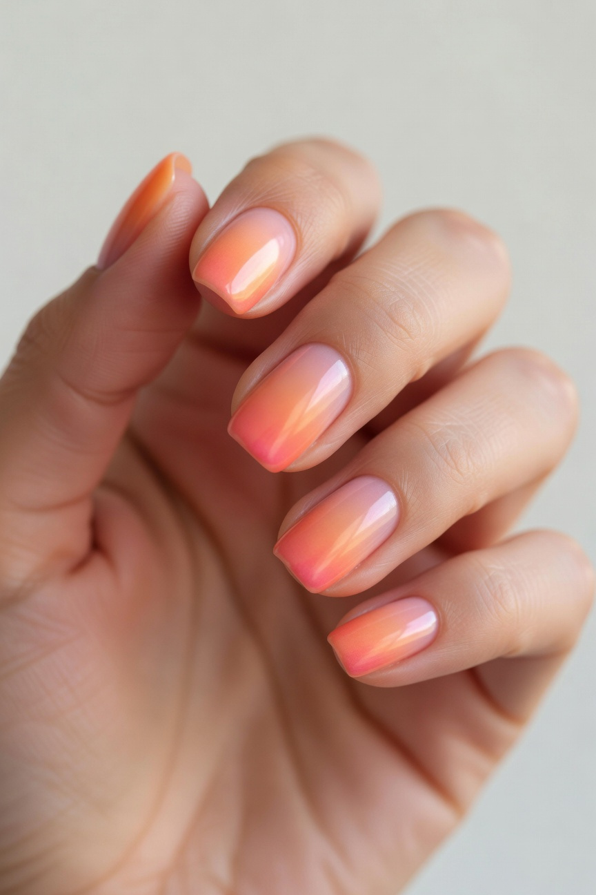Ombre Sunset Effect