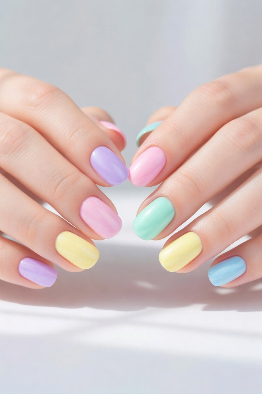 Pastel Rainbow Colors