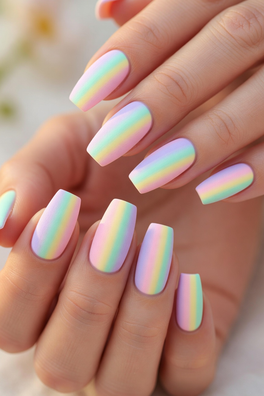 Pastel Rainbow Design