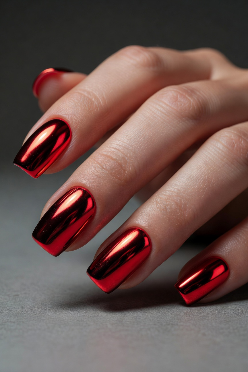 Red Chrome Finish