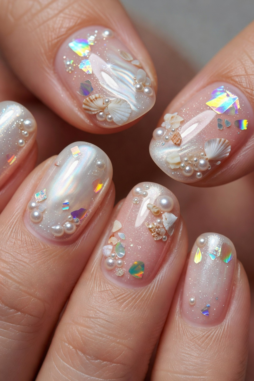 Seashell Nail Details