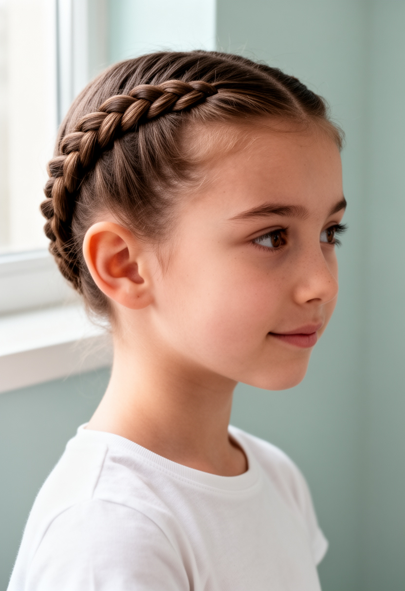 Accordion Pleat French Braid