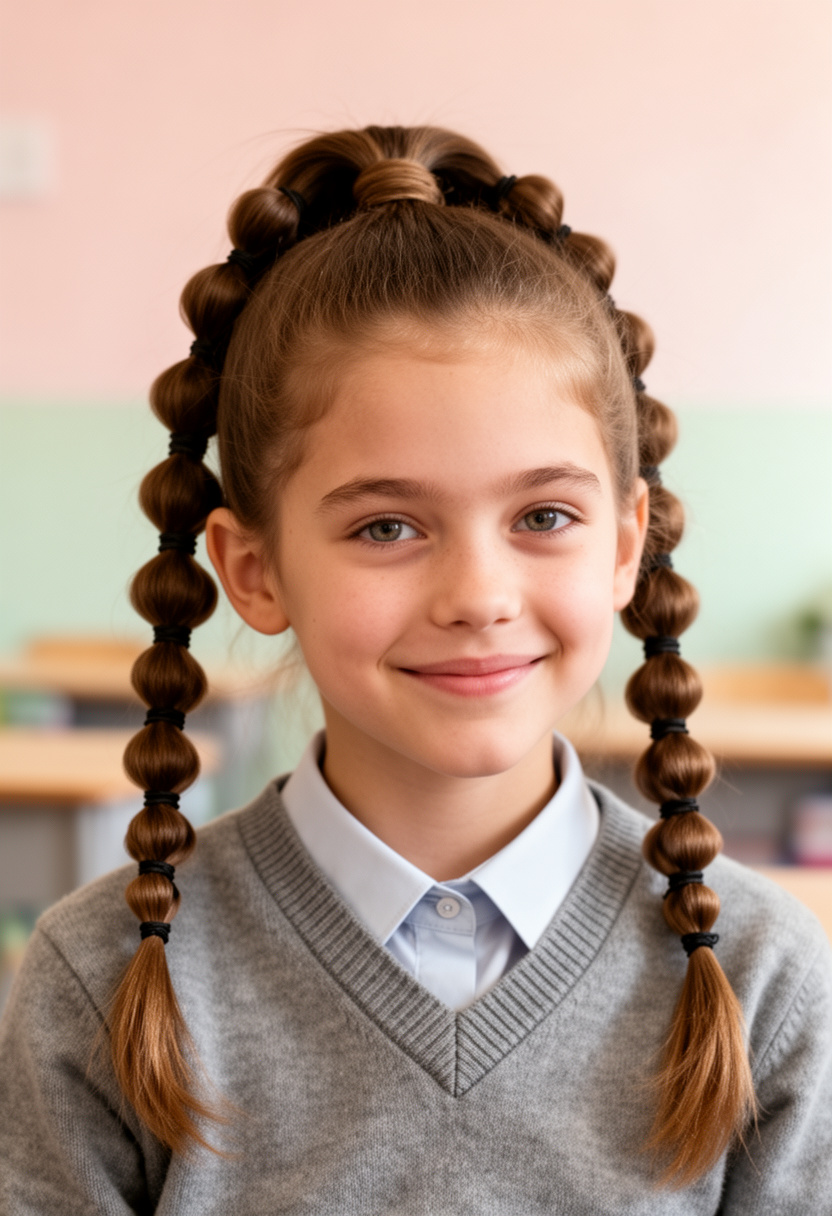 Bubble Braid Ponytail Ties