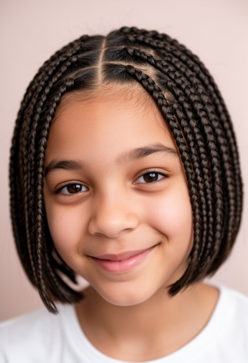 Four-Strand Box Braid Bob