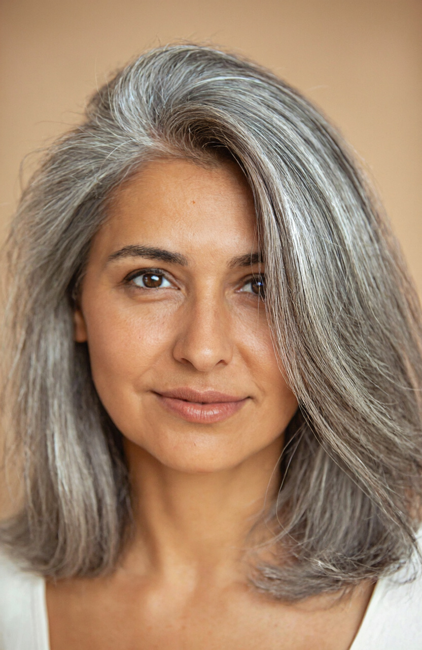 Glossy Blowout On Natural Gray