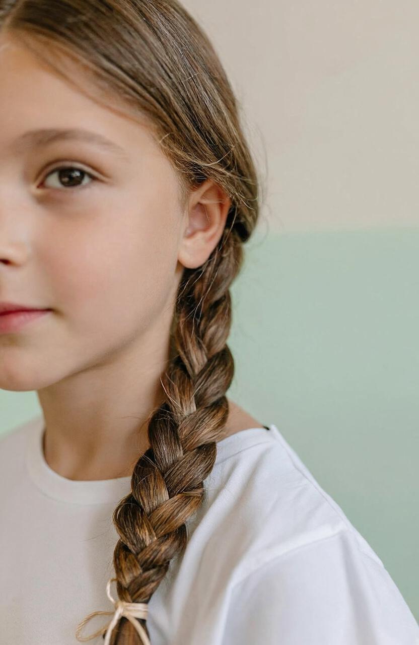 Waterfall Braid with Loop Ends