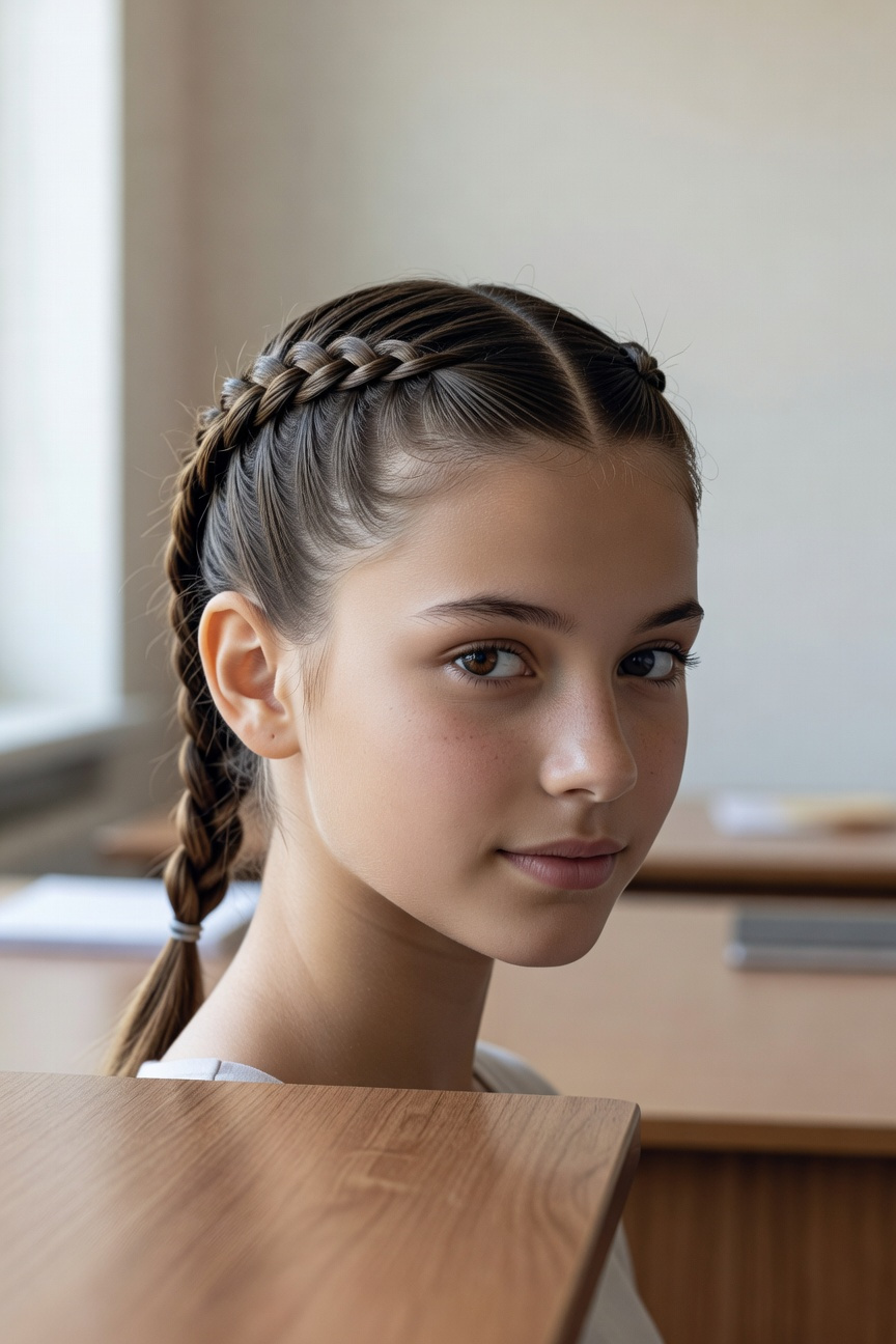 Milkmaid Braids for Classroom