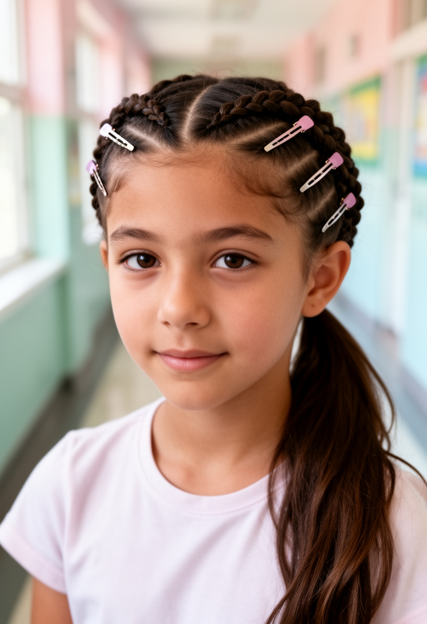 Twisted Crown with Bobby Pins