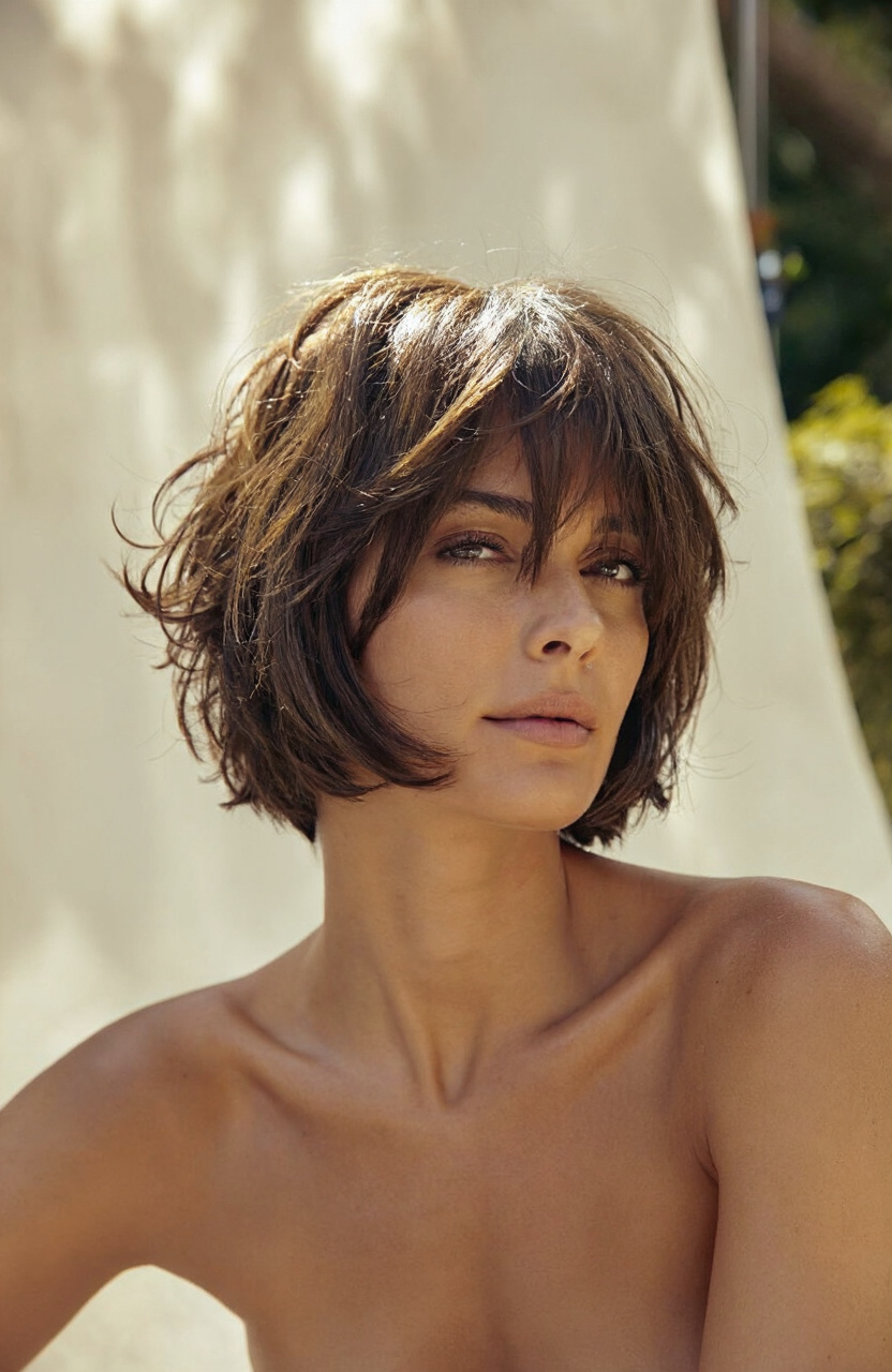 Textured Bob With Layers