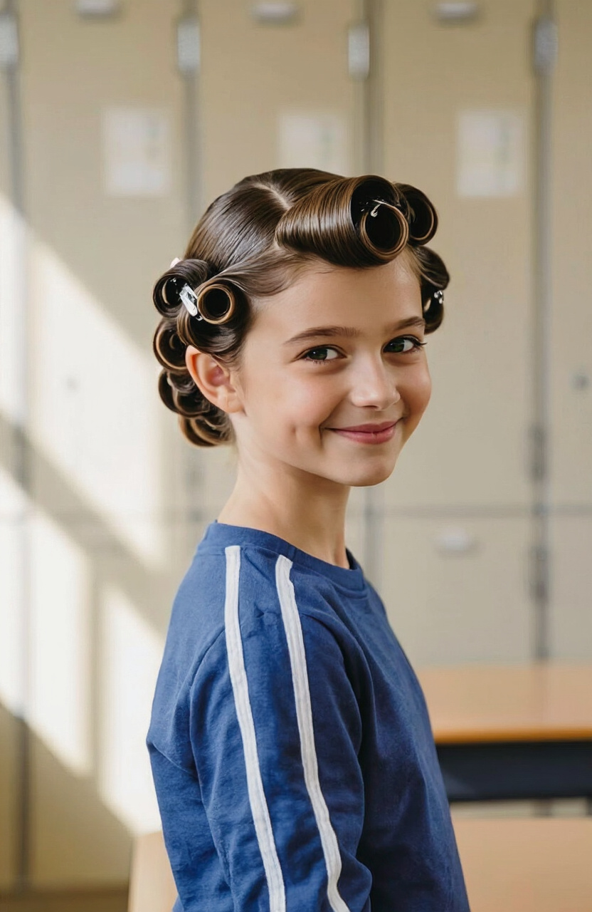 Tidy Victory Rolls Clip In