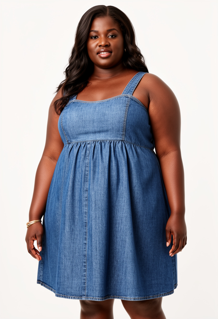 Casual Denim Sundress Outfits